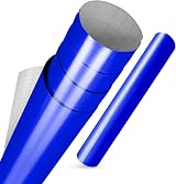 vgoltd Gloss Self-Adhesive Vinyl Wrap Brilliant Blue 60x200 cm Furniture Sticker