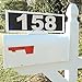 Mailbox Address Plaque, Reflective 911 Plate, Mailbox Topper. Most Visible Mailbox Address Marker on the market!