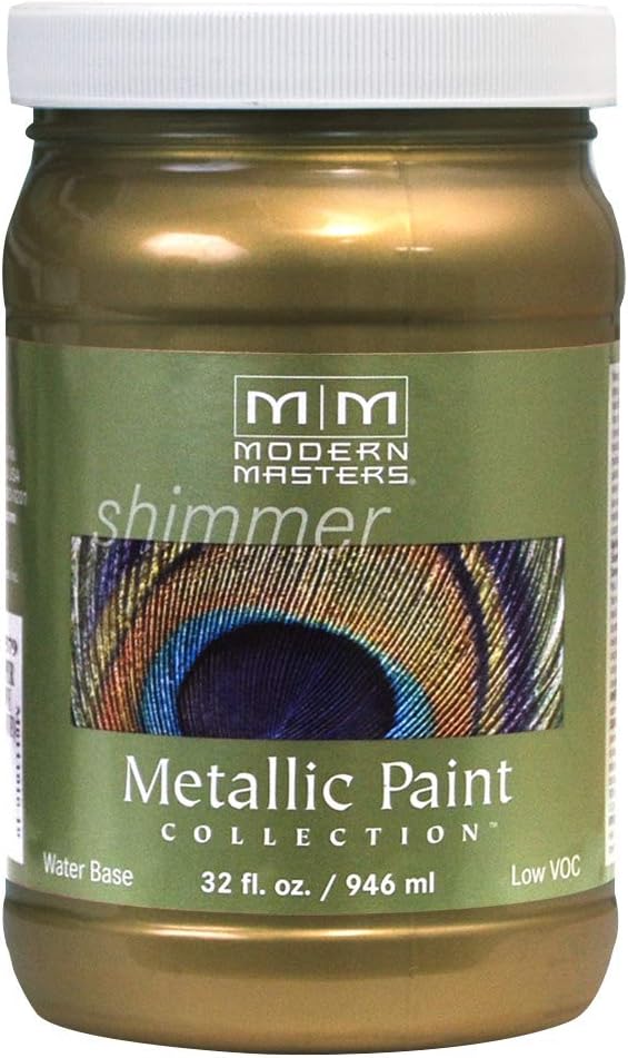 Modern Masters ME230-32 Metallic Green Gold, 32-Ounce