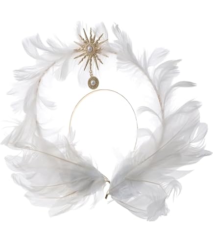 Amazon.com : HANSAMU Swan Feather Hairband Hair Accessories 