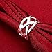 Cutesmile Fashion Jewelry 925 Sterling Silver Fish Mesh Wedding Ring for Women (9)
