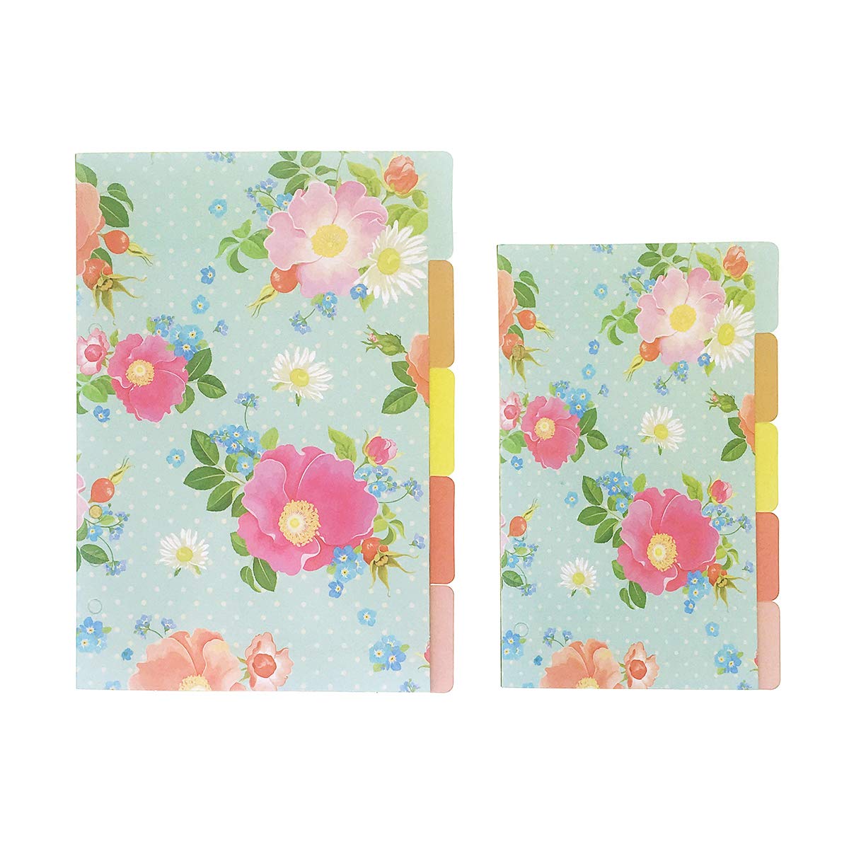 Index Tabs for A5/A6 6-Holes Cover Round Ring View Binder File Folder Loose Leaf Sheet Protectors Binder Cover Protector (Divider Balloon, A6/17cm*10cm) โ image 1