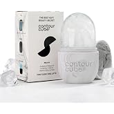 Contour Cube Original - Ice Roller for Sculpting &amp; De-Puffing - Face Ice Roller &amp; Massager with BPA-Free Silicone - Ice Mold for Face - Skin Care Tools for Daily Skincare (180ml) - Marble