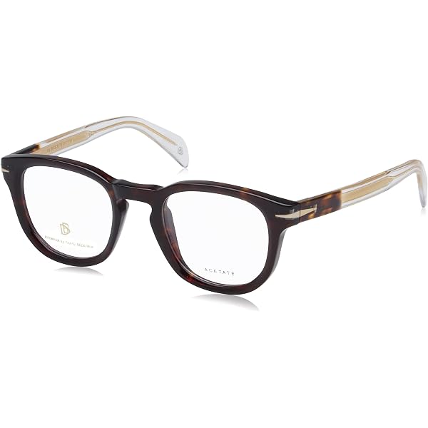 Lunettes De Vue David Beckham DB 7050 – Monture Brown Horn 47mm, Neuf Avec Étiquettes