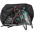 Bike Cover for 2 or 3 Bikes Outdoor Waterproof Bicycle Covers Rain Sun UV Dust Wind Proof with Lock Hole for Mountain Road El