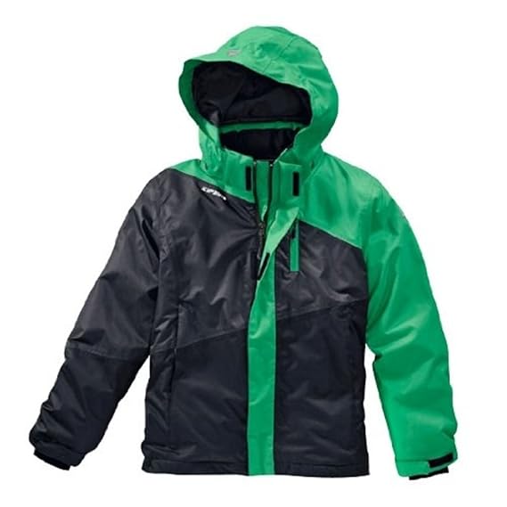 ICEPEAK Skijacke Kinder grün/anthrazit/schwarz