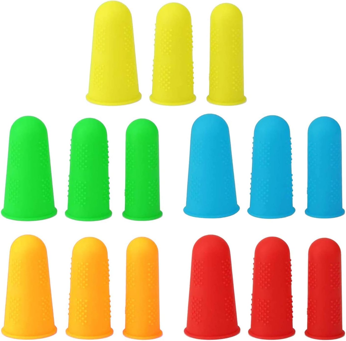 15 Pieces Hot Glue Gun Finger Caps Silicone Finger