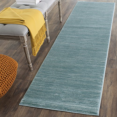 Safavieh Vision Collection VSN606B Aqua Blue Tonal Runner (2'2