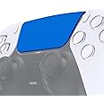eXtremeRate Blue Soft Touch Replacement Touchpad Cover Compatible with ps5 Controller BDM-010 BDM-020 BDM-030 BDM-040 BDM-050, Custom Part Touch Pad Compatible with ps5 Controller - Without Controller