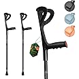 BeneCane Forearm Canes Lightweight Arm Crutch Adjustable Ergonomic Comfortable on Wrist Non Skid Rubber Tips