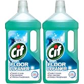 CIF Ocean Multipurpose Floor Cleaner with Shiny Clean &amp; Fresh Fragrance 950ml (Pack of 2)