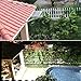 TIN Sum LED Solar Street Light,6000LM 6500K Solar Powered Pole Light, IP65 Waterproof Security Area Night Lighting for Street Gutter Patio Garden Path