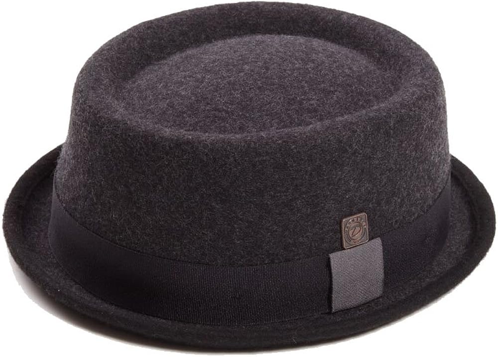 DASMARCA Mens Winter Wool Felt Stingy Brim Porkpie Hat Amazon.ca