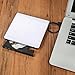 External CD Drive, MMUSC USB CD/DVD-RW Drive, Slim High Speed CD Player Burner for MacBook Air Pro/Air/iMac and Laptop Desktops Support Windows/Vista/7/8.1/10, Mac OSX (White)