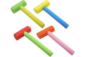 Toy Hammer | Hammer Games - Colorful Percussion Equipment 4 Pieces Foam Safe Interactive Sensory Booster for Children Boy Gir