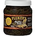 Fluker's Medley Treat for Bearded Dragons, Grasshoppers, Mealworms and Crickets, 1.8 oz