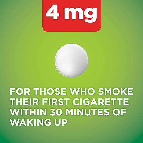 AMAZON BASIC CARE NICOTINE POLACRILEX LOZENGES, 4 MG, MINT FLAVOR, STOP SMOKING AID, REDUCES CRAVINGS, SMOKING CESSATION, 144 COUNT