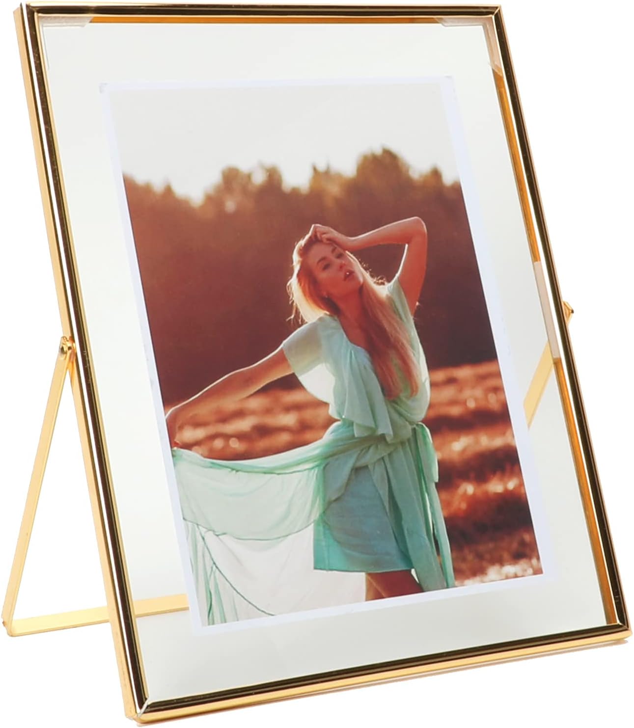 Photo Albums, Frames & Accessories - AhaGo Floating Picture Frame (Gold, 8