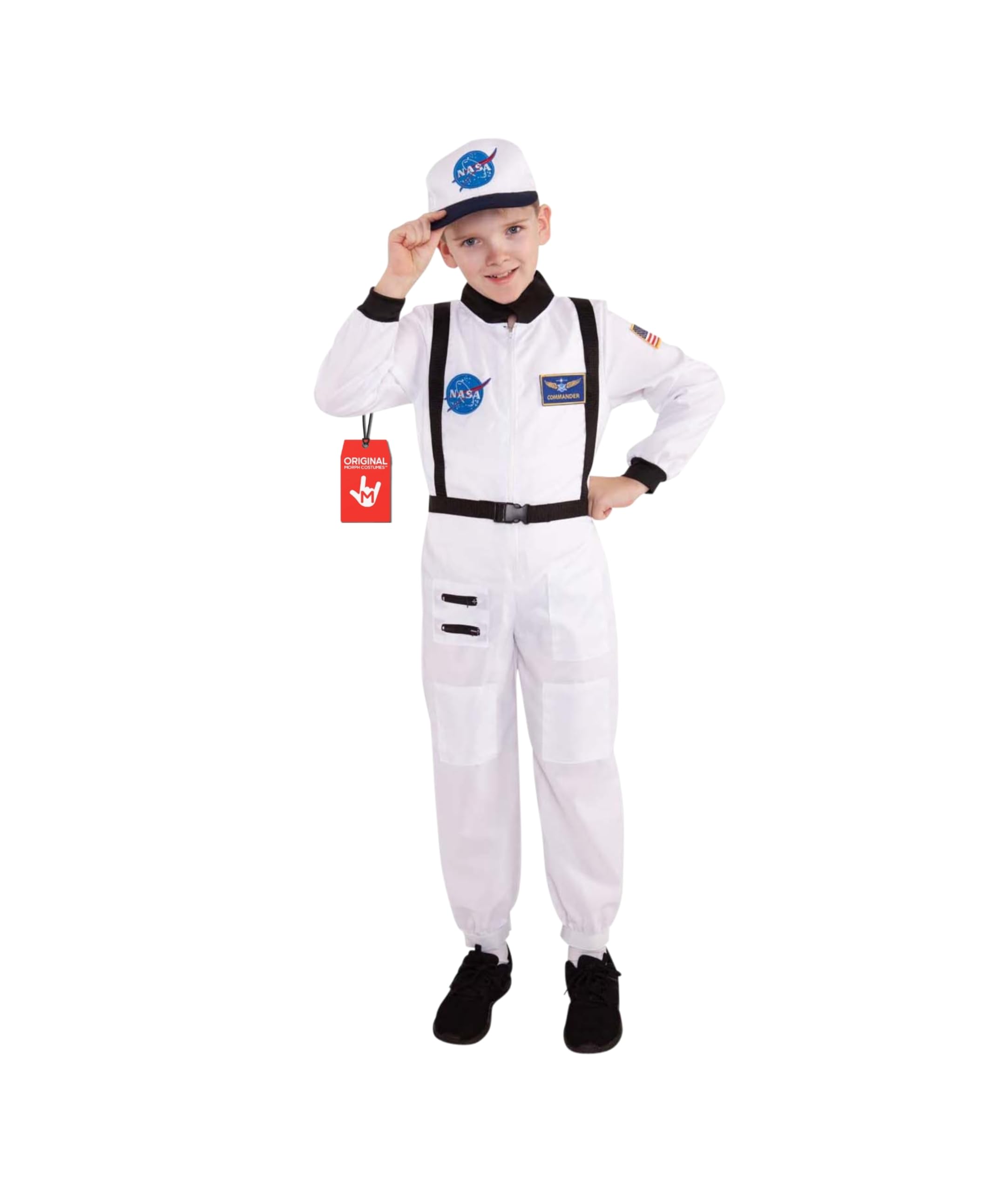 Kids Astronaut Costume Space Dress Size Medium (Age 7-9)