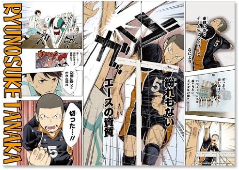 Amazon グッズ 販路限定商品 ハイキュー 名場面ポスター 5 田中龍之介 ヘッダー付パッケージ仕様 及川徹 烏野高校 アニメ 萌えグッズ 通販