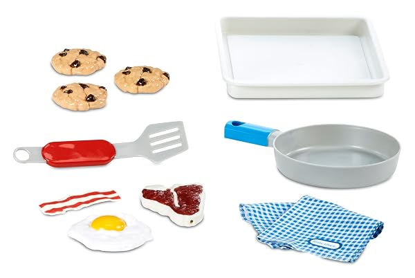 LITTLE TIKES FIRST OVEN REALISTIC PRETEND PLAY APPLIANCE FOR KIDS, PLAY KITCHEN WITH 11 ACCESSORIES AND REALISTIC COOKING SOUNDS, UNIQUE TOY MULTI-COLOR, AGES 2+