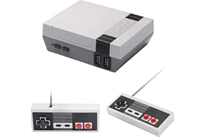TUOZHE Retro Game Console – Classic Mini Retro Game System Built-in 620 Games and 2 Controllers, Old-School Gaming System for Adults and Kids，8-Bit Video Game System with Classic Games