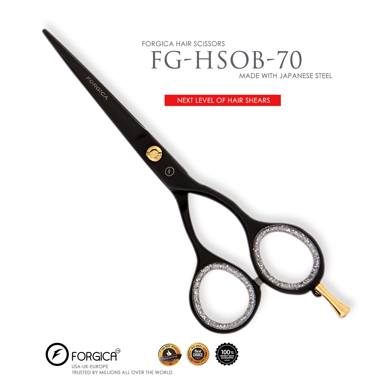 Amazon Com Professional Hair Cutting Scissors Slim 5 5 Inch