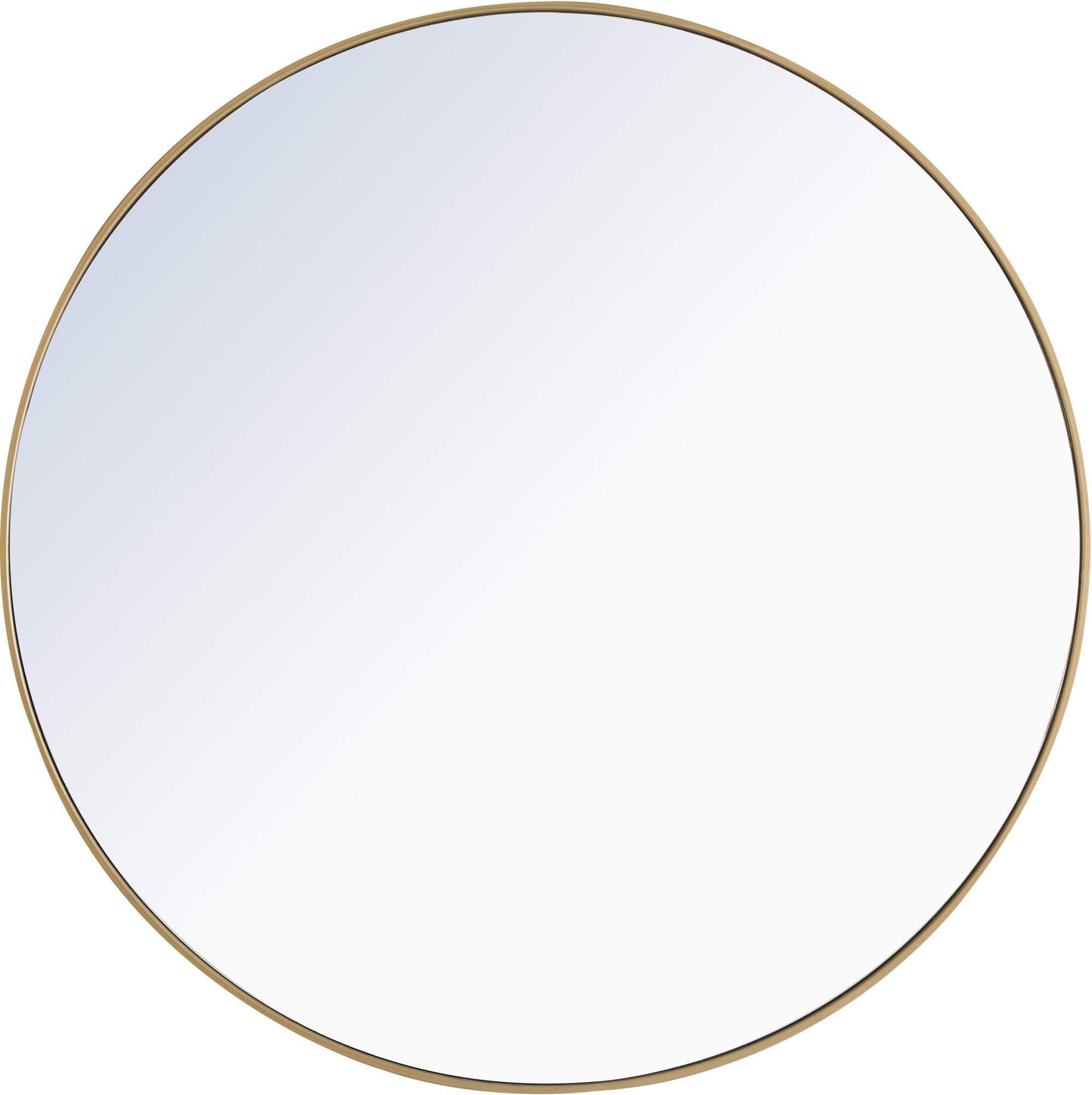 Living District Elegant Decor MR4048BR Eternity Mirror, Brass