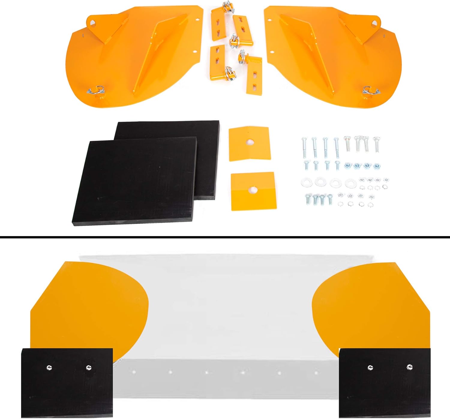 ECOTRIC Universal Snow Plow ProWing Blade Extenders