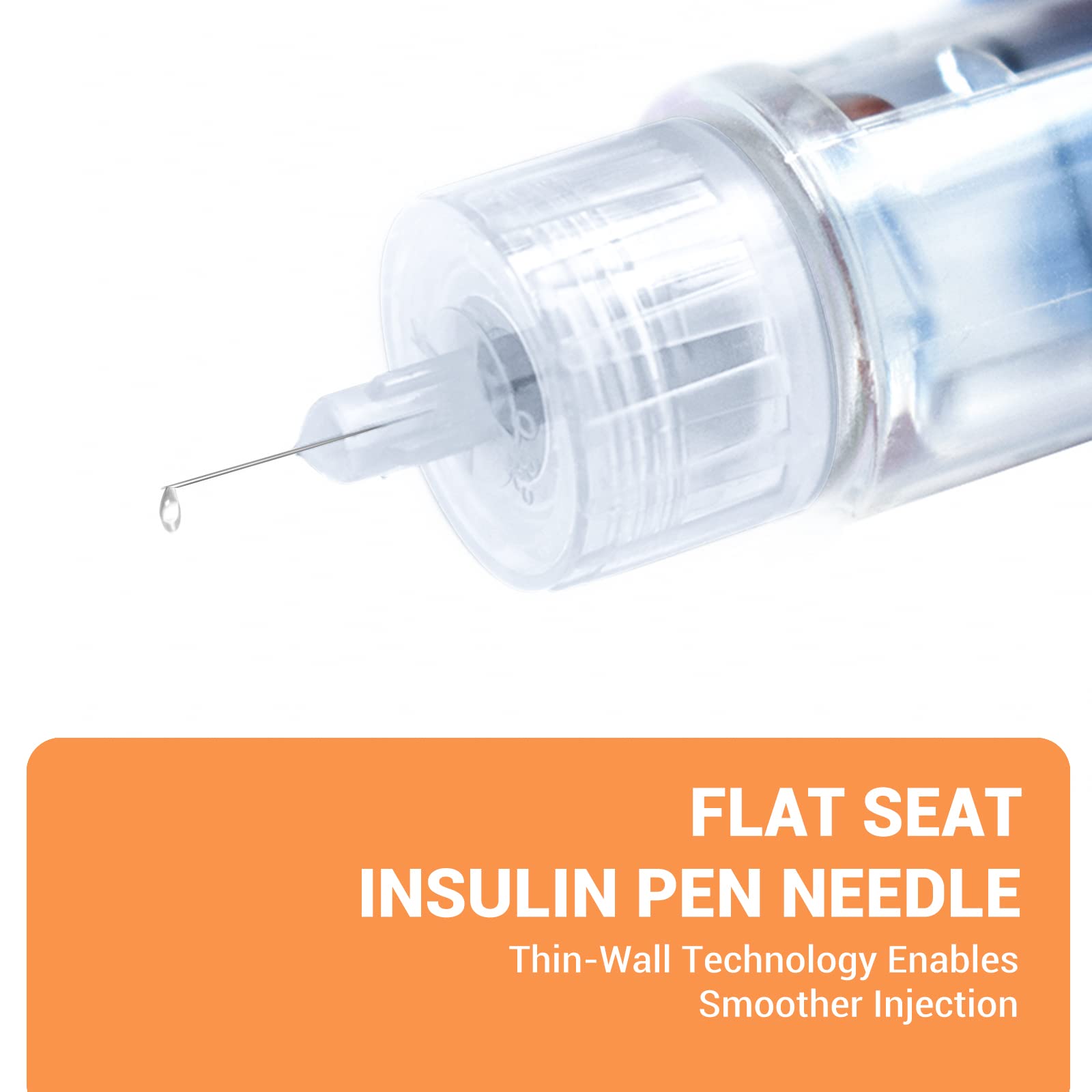 Verifine Insulin Pen Needles 31G 8mm, Ultra Fine Diatetic Needles for Insulin Injection, Compatible with Most Insulin Pens (Pack of 100)