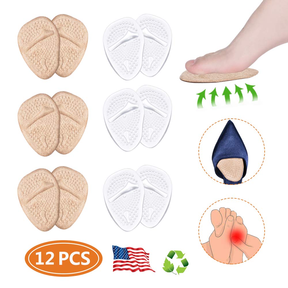 Ball of Foot Cushions, Metatarsal Pads, High Heel Inserts, Forefoot