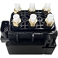 GZYGZAP 1pcs Air Suspension Solenoid Valve Block for Q7 4L VW Touareg 7L Porsche Cayenne, Air Valve Block Air Supply Distribution #OEM 7L0698014 68087233AA