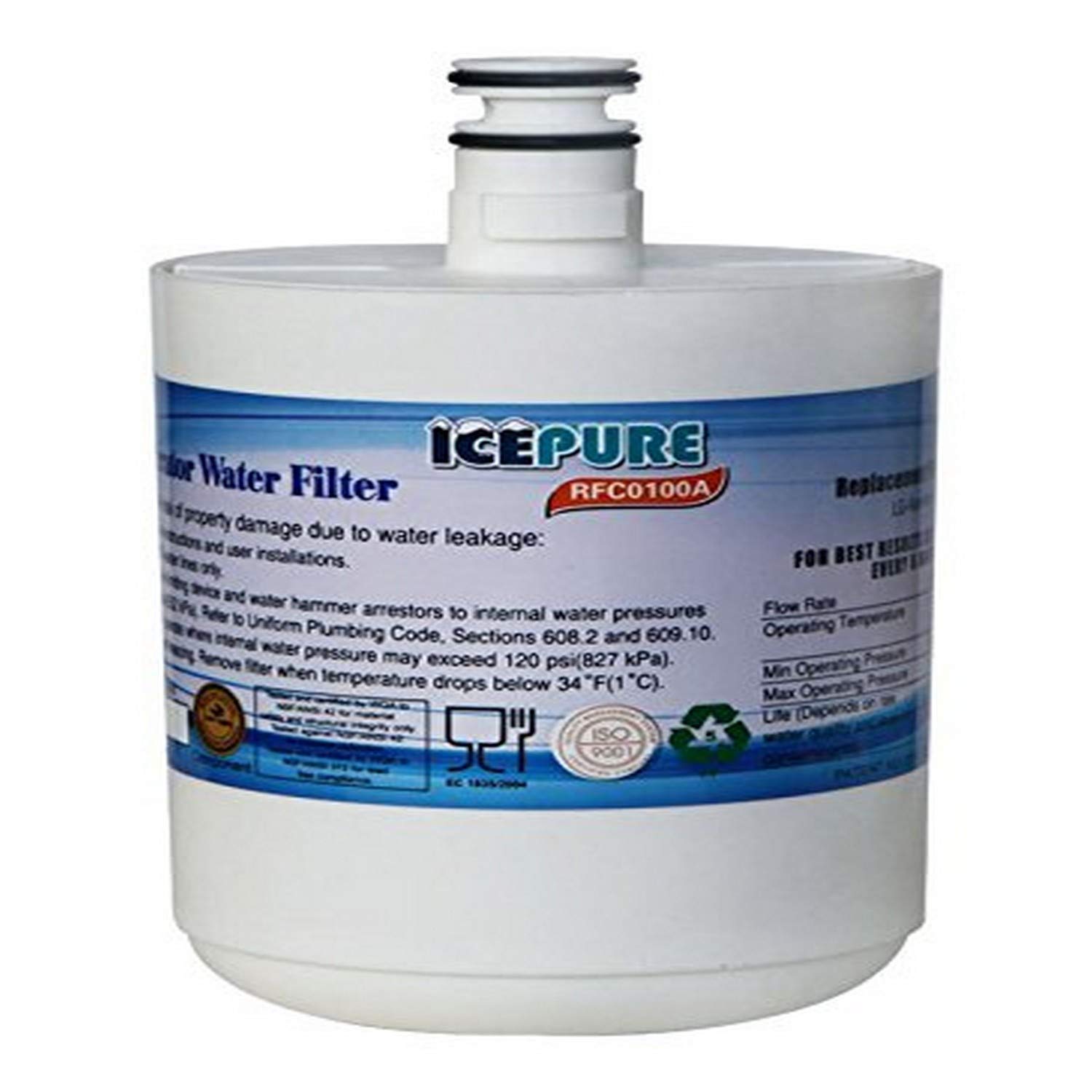 Neues Jahr Förderung Icepure RFC0100A K¨¹hlschrank Wasserfilter Kompatibel mit Fahrwerk LT500P, 5231JA2002A