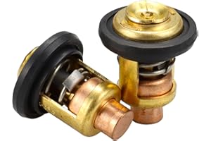 LEETUTA 6E5-12411-30-00 Thermostat for Yamaha 2-Stroke HP 15HP 25HP 30HP 40HP-250HP Outboard Motor Replace 688-12411 6H3-12411 6E5-12411