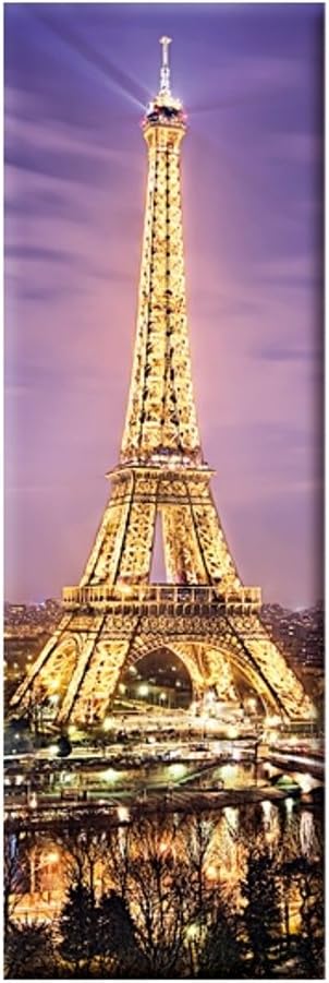 Magnet - Eiffel Tower - Evening Lights - Vertical