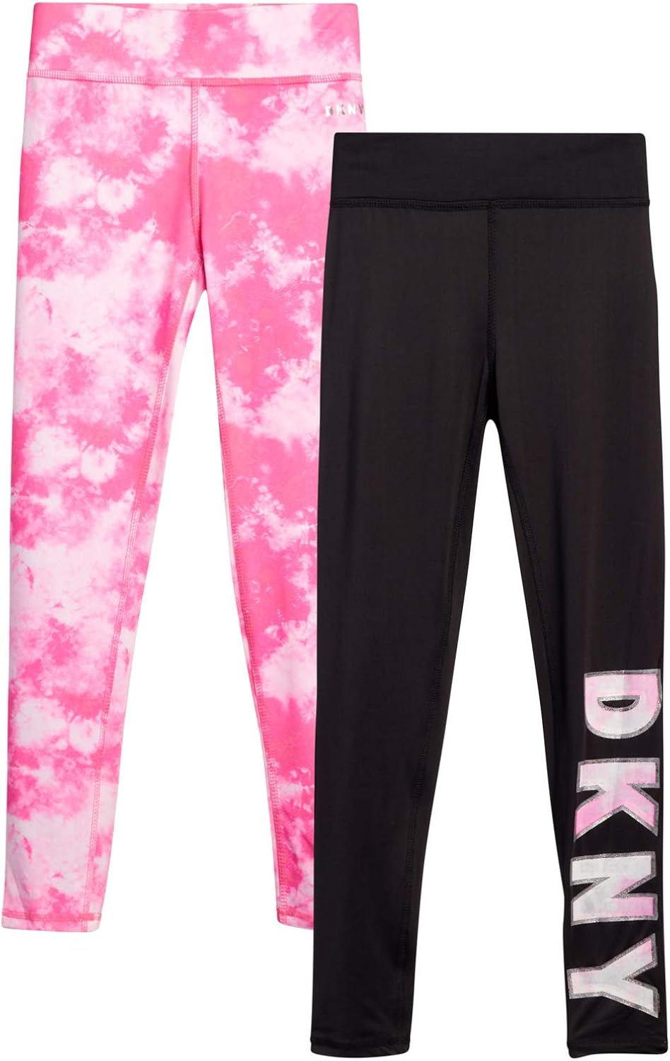 DKNY Girls Active Leggings Spandex Athletic High Waisted Stretch