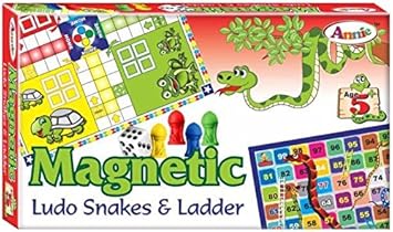 Prezzie Villa Magnetic Ludo for Kids (Multicolour)