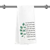 Inspirational Gifts for Women Men Positive Affirmation Kitchen Towels Dish Towels for Kitchen Drying Dishes Drying Cloth Bathroom