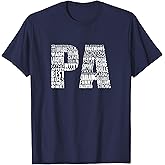 Pa Dad Grandpa Word Cloud T-Shirt