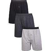 Knocker Men’s Cotton Knit Boxers 3-Pack