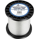 BLUEWING Monofilament Fishing Line Clear Mono Fish Wire Thin Diameter String 6-400 lbs, 50-3000 Yards