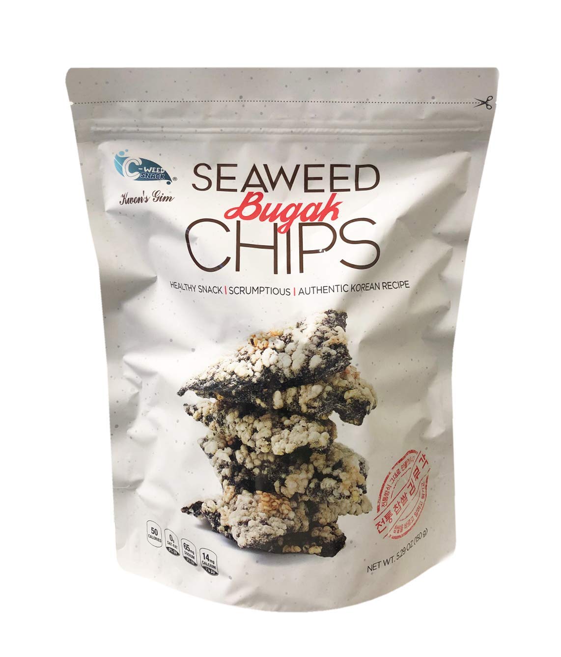 Buy Cweed Korean Crunchy & Cri Roasted Seaweed Bugak Chips Family Size