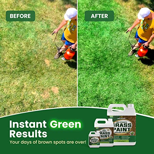 PetraTools Grass Paint Max Strength, Green Grass Lawn Spray & Dog Spot