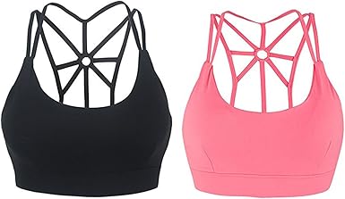 pink gym bra