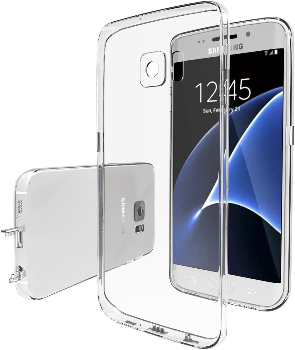 Taken Galaxy S7 edge Case, Clear Silicone TPU Transparent Cover for Samsung Galaxy S7 edge 5.5 inch (clear)