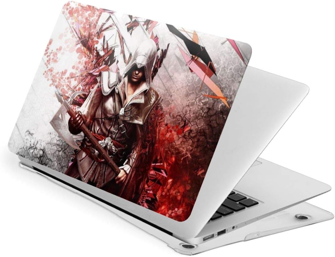 Assassin's Creed Laptop Case MacBook Non-Slip Durable Waterproof Plastic Hard Shell Case,for MacBook New Air 13/Air 13/15 Inch/Touch 13/15inch PVC Laptop Protective Cover New air13