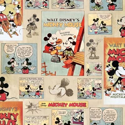 Disney Mickey Vintage Episode Newspaper Comic Multi Coloured Images, Photos, Reviews
