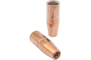169-724 MIG Welding Nozzles 169 724 1/2" Recessed Tip Fit for Miller M25 M40 Hobart Gun (2Pcs)