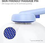 Aumuca Cat Brush Self Cleaning Grooming Brush Front Release Button view 3