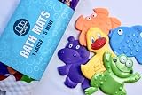 NAZUSA MATRIOSKA Large Bath Mat with 5 Mini Non-Slip Mats Kids Safe Suction view 5